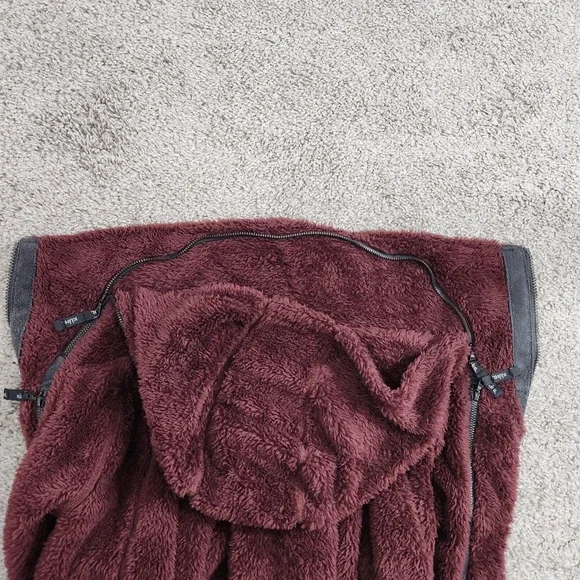 Kuhl Women's Flight Jacket Italian Fleece Hooded Pockets Thumb Loops Size M - Picture 10 of 16